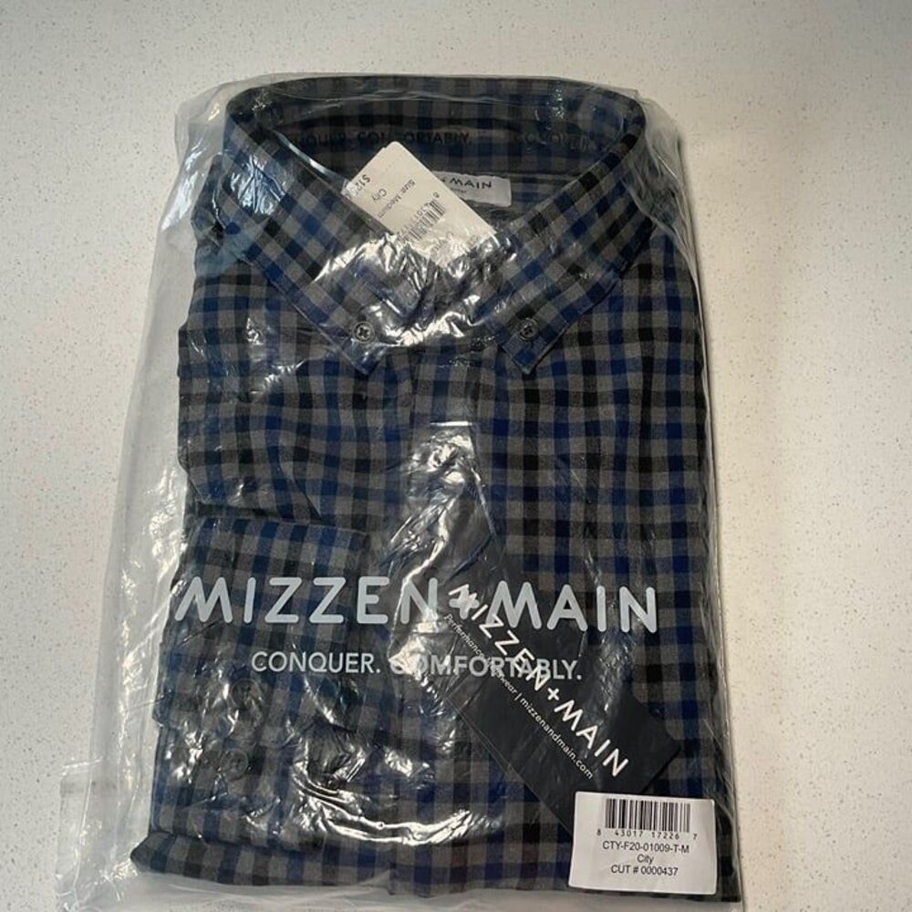 Mizzen + Main City Button-Down Shirt -- NWT